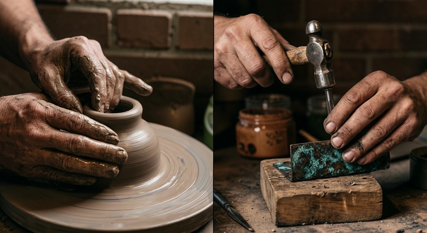 ceramic and metal