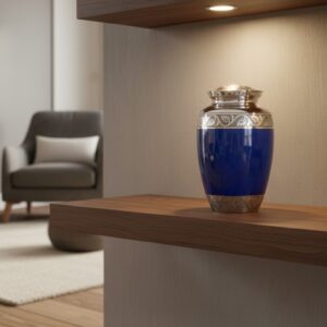 cremation urns blue 01 lifestyle