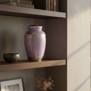 cremation urns 03 purple lifestyle