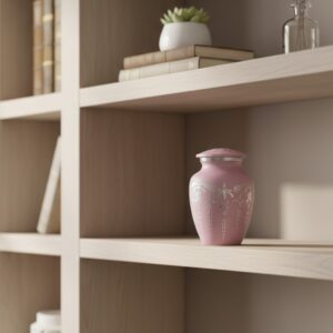 cremation urns 16 pink small lifestyle