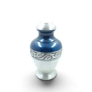 cremation urns 19 blue white