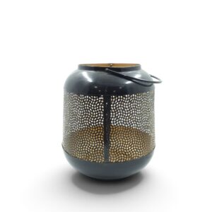 metal lantern 07 black
