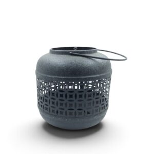 metal lantern 08 black