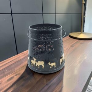 metal lantern 11 black deer lifestyle