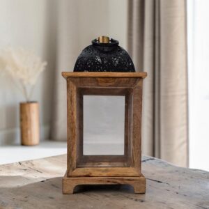 metal lantern 15 wood wide lifestyle