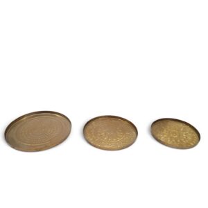metal tray 38 three gold