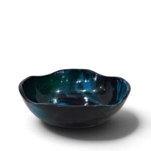 resin bowl 09 blue