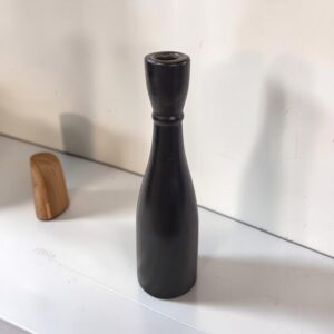 ceramic candleholder 01 black
