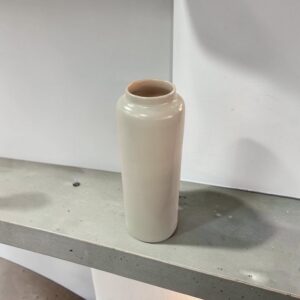 ceramic vase 20 green cylindrical