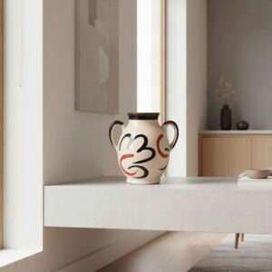 ceramic vase 23 white
