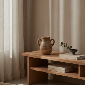 ceramic vase 30 brown lifestyle