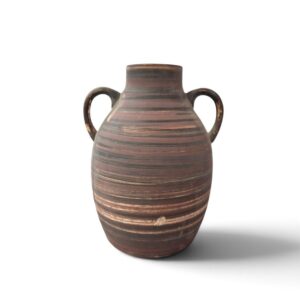 ceramic vase 36 brown