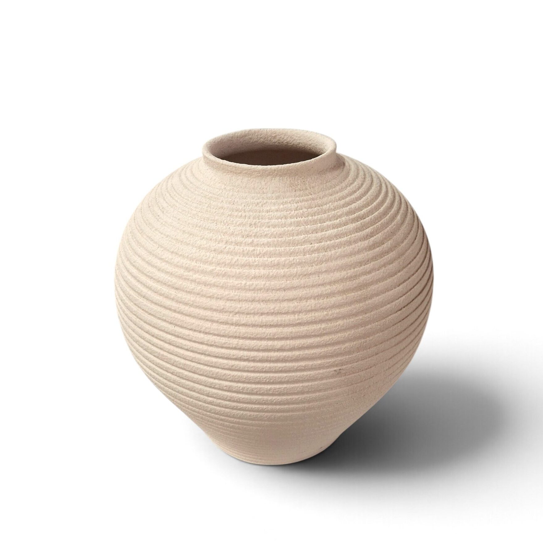 ceramic vase 46 oval top