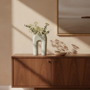 ceramic vase 49 pillar grey lifestyle