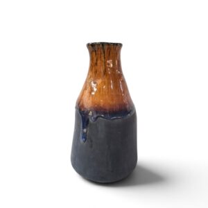 ceramic vase 52 yellow charcoal