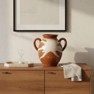 ceramic vase 57 orange