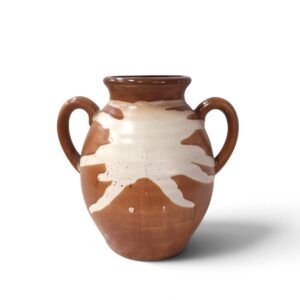 ceramic vase 57 orange